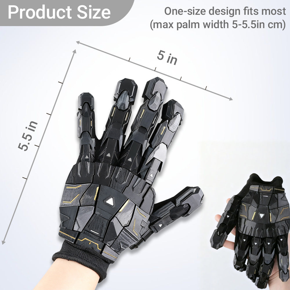 Cyberpunk Exoskeleton Mecha Gloves