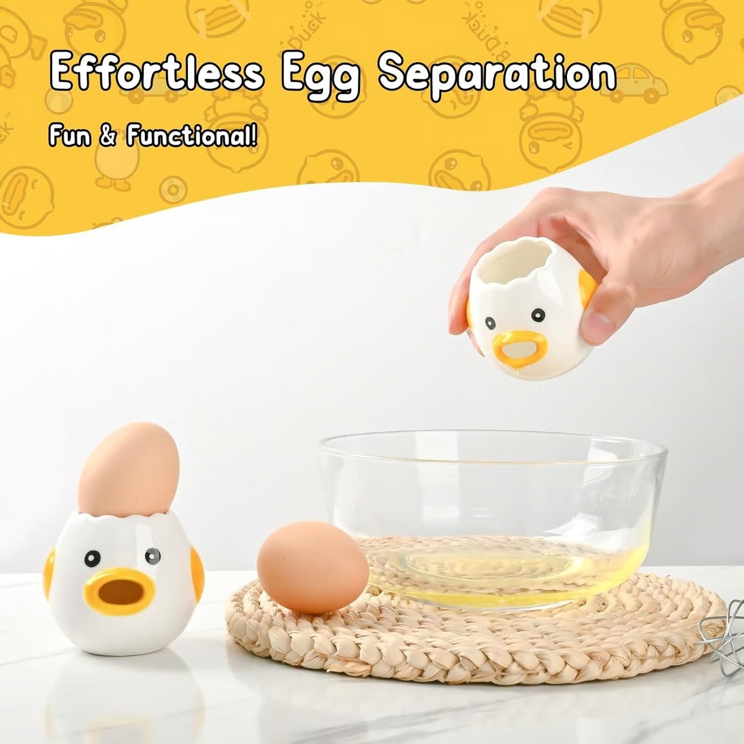 Ceramic Cute Egg Separator