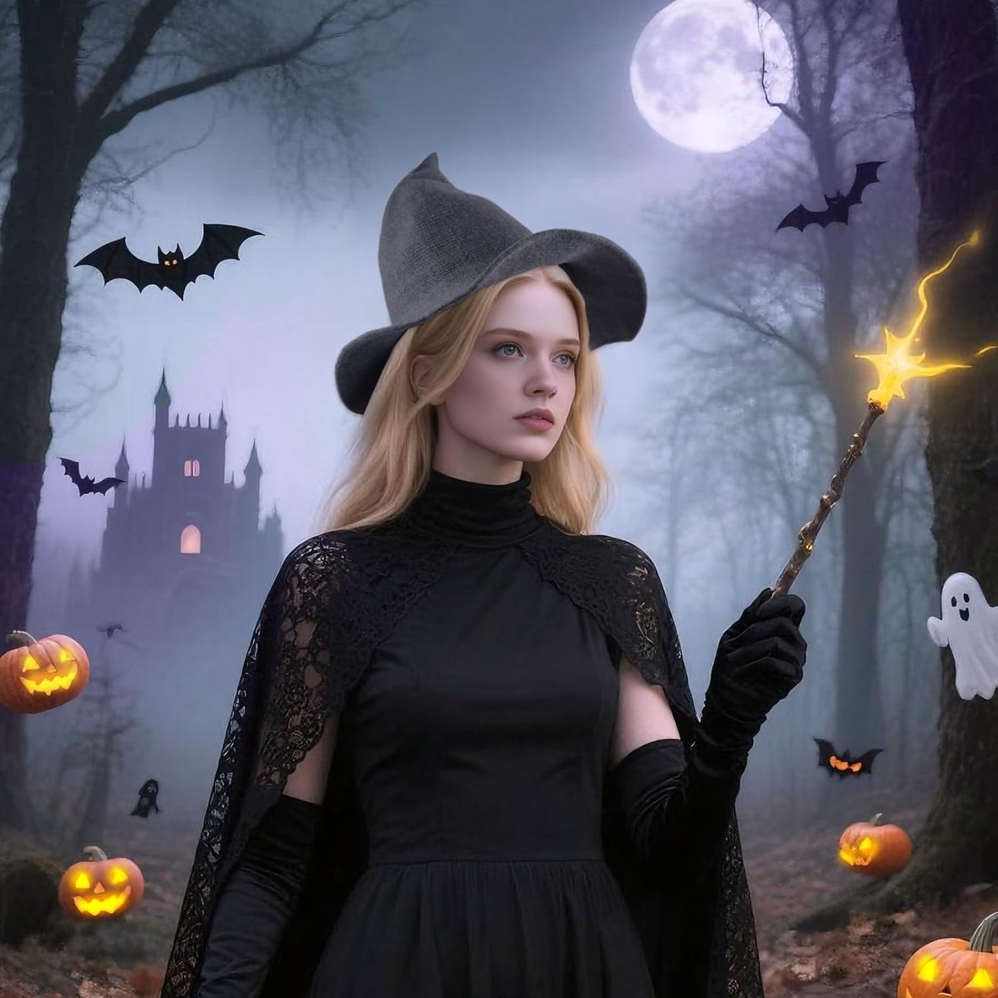 Halloween Foldable Wizard Hat🧙