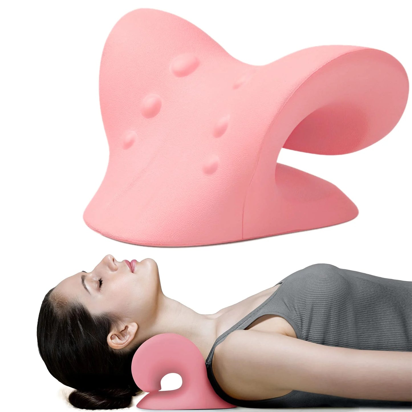 C-Shaped Pillow Cervical Massager