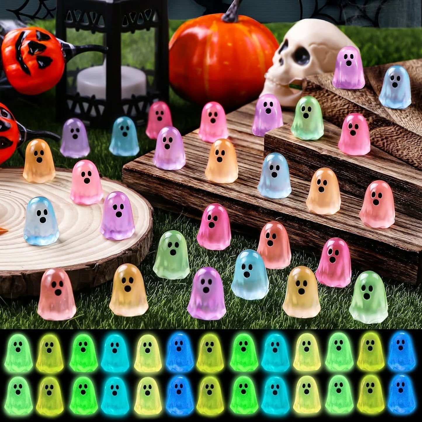 Halloween Mini Ghosts Figures