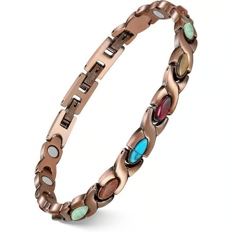 đ„Magnetic Copper Bracelet â Pure Solid Copper with 3800 Gauss Powerful Magnets