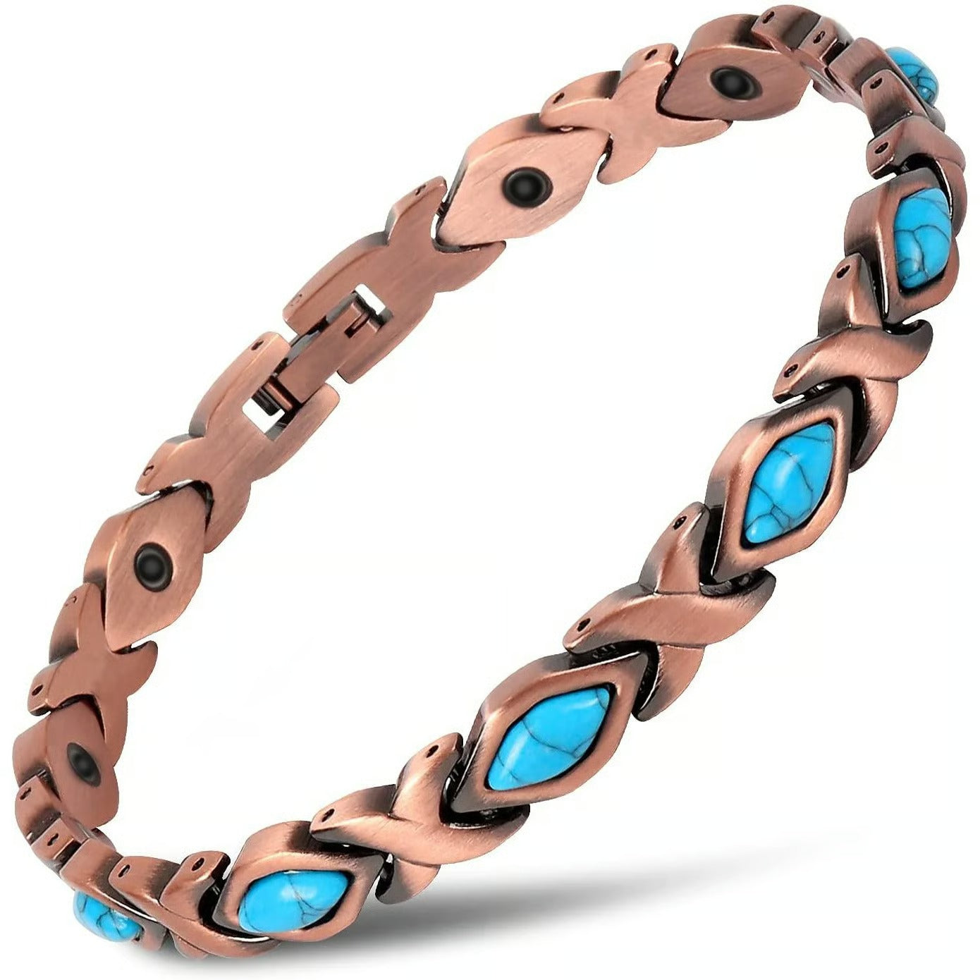 đ„Magnetic Copper Bracelet â Pure Solid Copper with 3800 Gauss Powerful Magnets