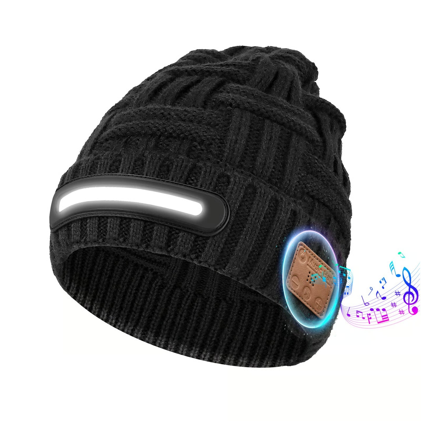 🔥2025 New Adjustable 3-in-1 Smart Bluetooth LED Beanie