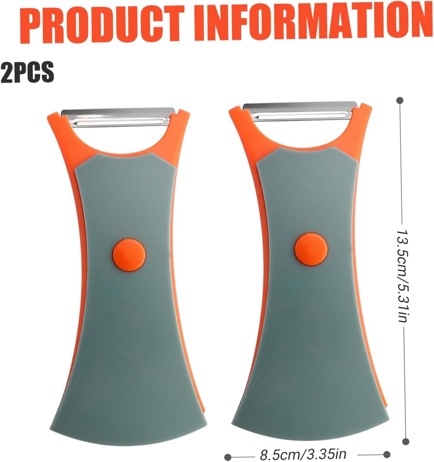 2-in-1 Stainless Steel Peeler and Grater