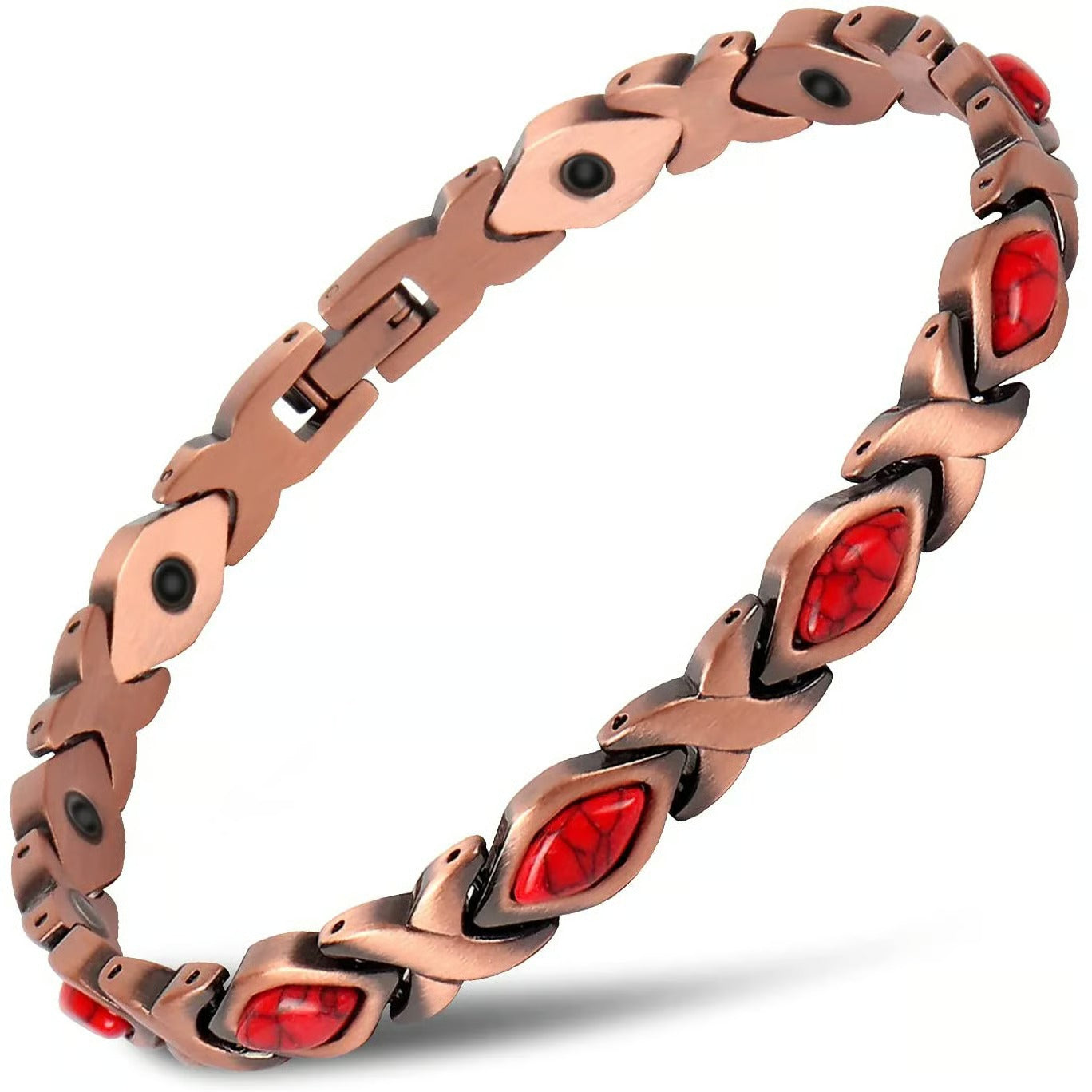 đ„Magnetic Copper Bracelet â Pure Solid Copper with 3800 Gauss Powerful Magnets
