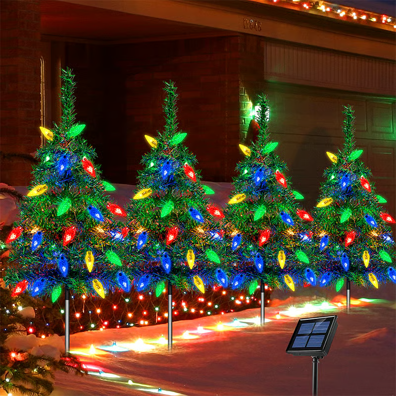 Solar Christmas Tree Light