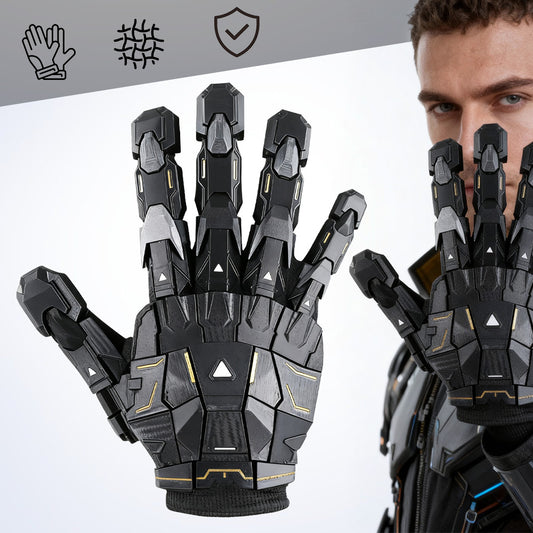 Cyberpunk Exoskeleton Mecha Gloves