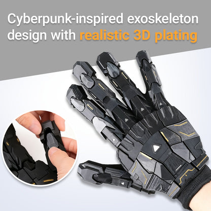 Cyberpunk Exoskeleton Mecha Gloves