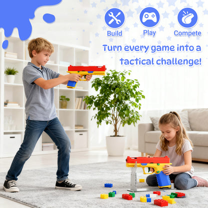 BAZILBAZOS Tactical DIY Building Block Handle Set