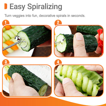 Fruit and Vegetable Spiral Twist Knife