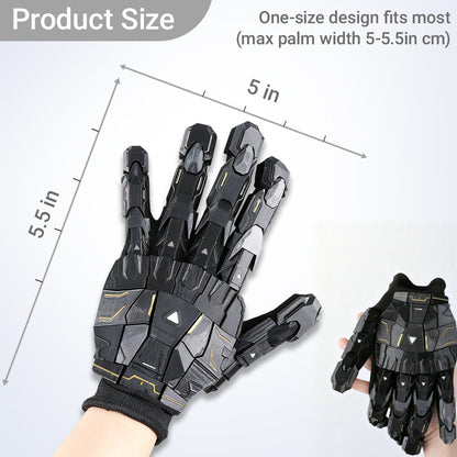 Cyberpunk Exoskeleton Mecha Gloves