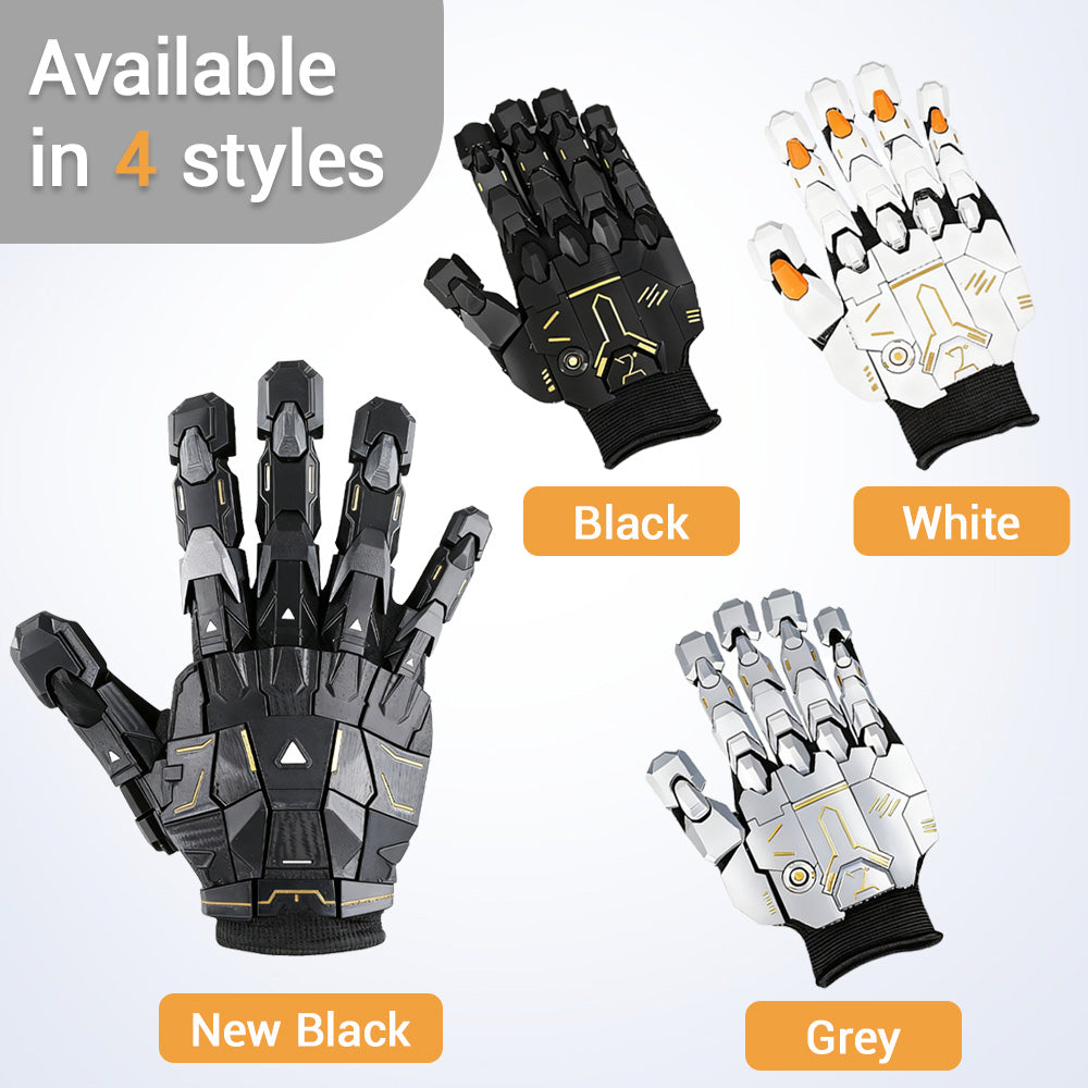 Cyberpunk Exoskeleton Mecha Gloves