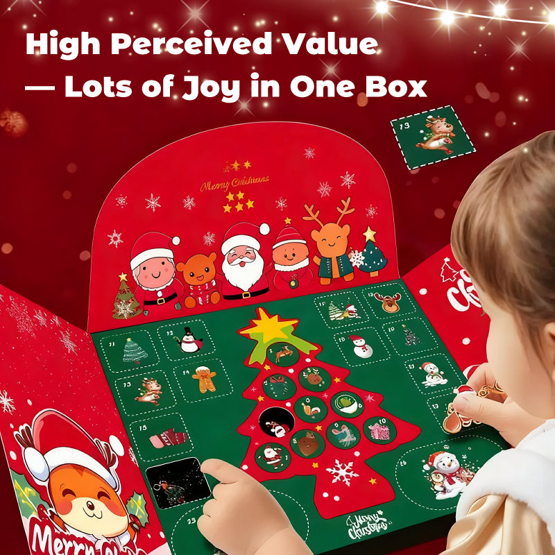 Christmas Countdown Jewelry Gift Box