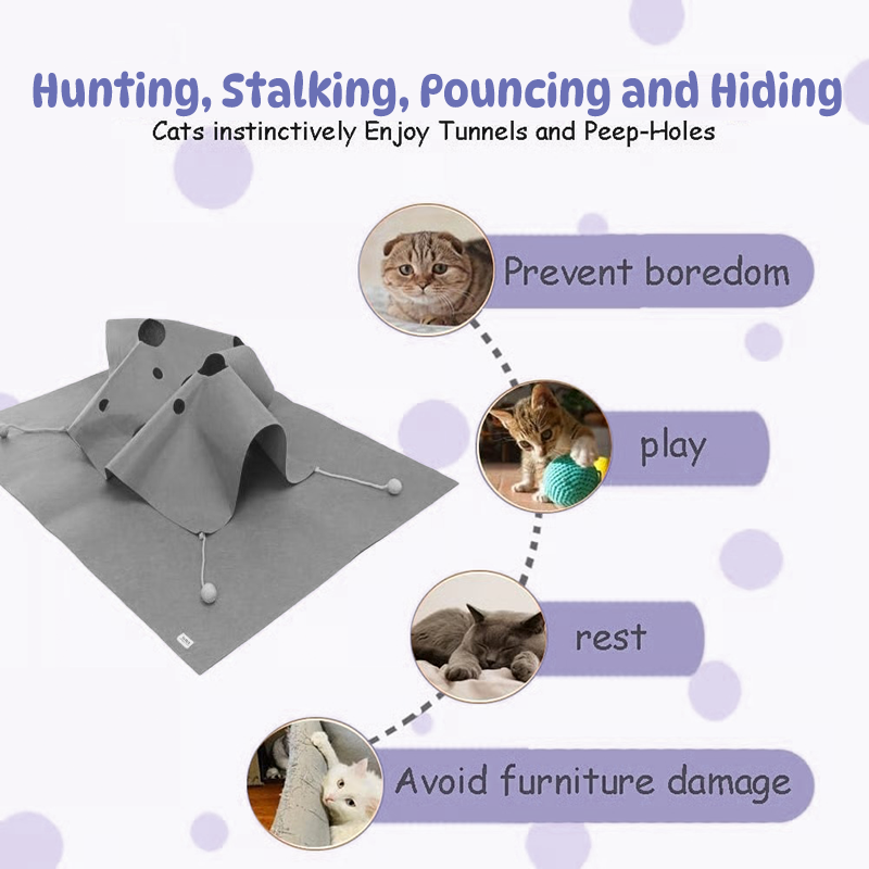 🎄Interactive Cat Activity Mat – The Purrfect Christmas Gift for Your Furry Friend!