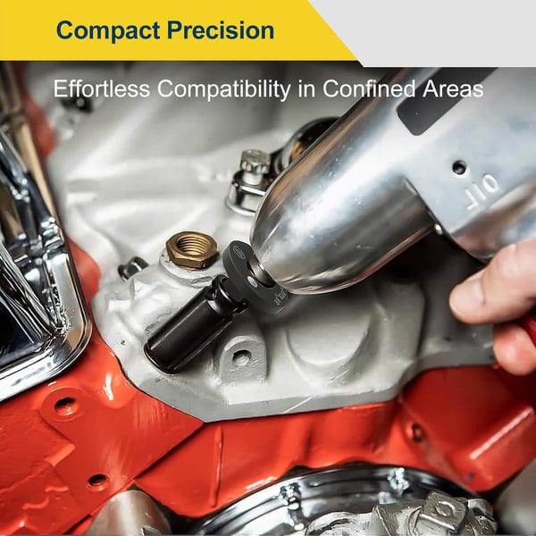 ✨2025 Low Profile Impact Socket Adapter Set – Industrial Drive Ratchet & Wrench Adapter Set for Tight Spaces