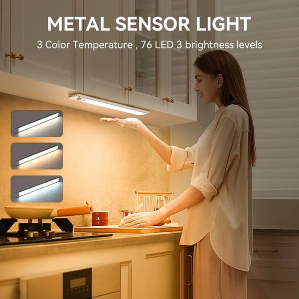 🏆Flash Sale⚡🌟 Under Cabinet Lights – LED Motion Sensor Night Light