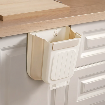 Foldable Household Kitchen Cabinet Hanging Garbage Storage Bin