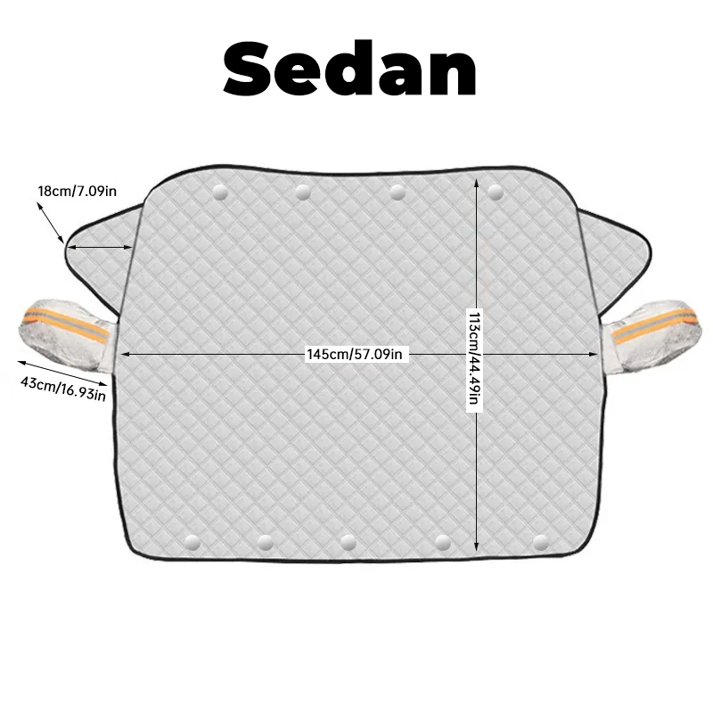 The Perfect Gift For Winter!🎁 Magnetic Car Cover to Protect Against snow, Frost and Freezing!