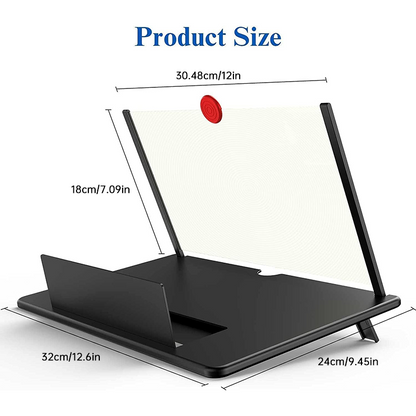 3D High-definition Pull-out Screen Magnifier