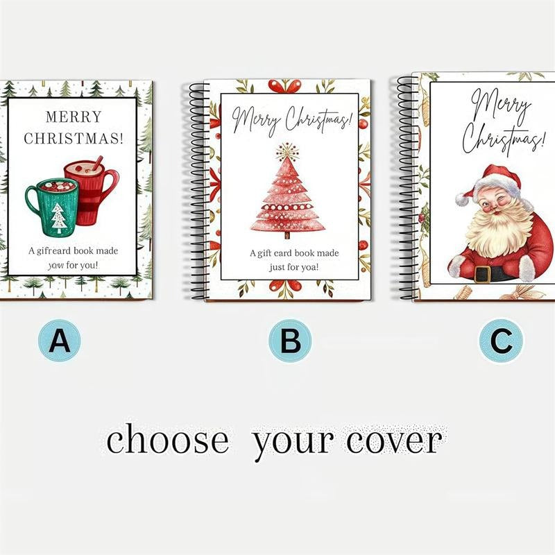 Christmas DIY Gift Card Book