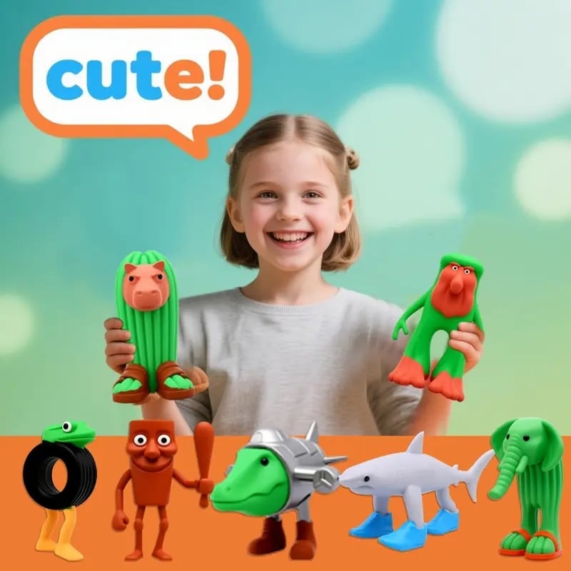 🔥24PCS Tralalero Tralala Action Figures | DIY Keychain Accessories | Perfect Christmas Gifts