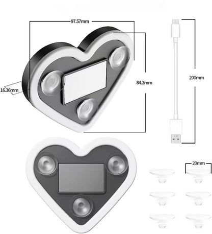 Solar Triangular Window Heart-shaped Atmosphere Light