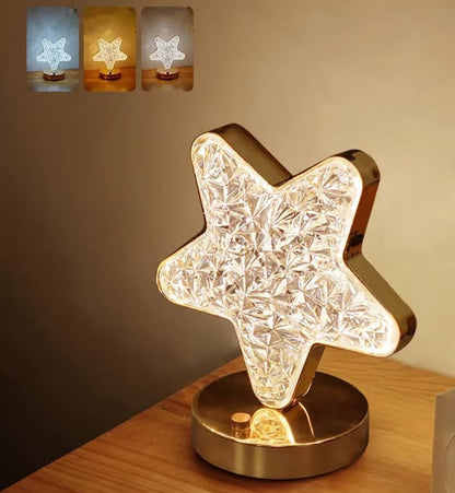 🎅Christmas Sale 49% OFF!!🎄50K+ SOLD! 🎁✨Rechargeable Luxury Crystal LED Night Light Lamp