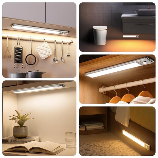 🏆Flash Sale⚡🌟 Under Cabinet Lights – LED Motion Sensor Night Light