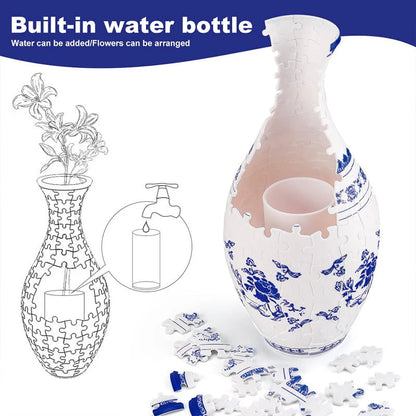🌟🔥New Year Hot Sale 49% OFF🌸🌺3D Puzzle Vase: Unique Print Design + Easy Assembly 🖼️