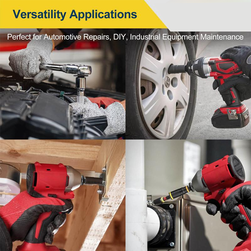 ✨2025 Low Profile Impact Socket Adapter Set – Industrial Drive Ratchet & Wrench Adapter Set for Tight Spaces