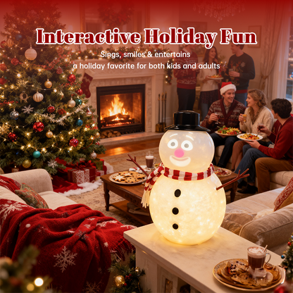 Talking Animated Blink Snowman