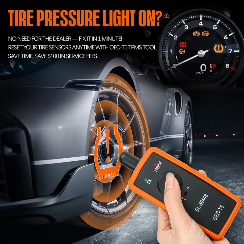 🚗 EL-50448 TPMS Relearn Tool for GM Tire Sensor TPMS Reset Tool Tire Pressure Monitor system Activation Tool