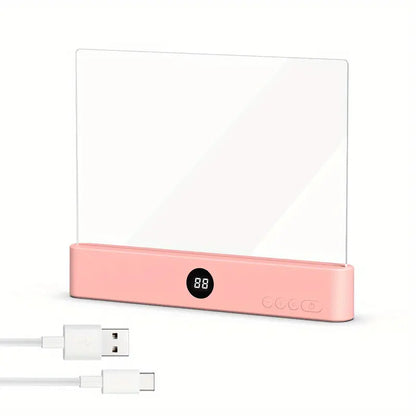 📚 Smart LED Reading Light - Dimmable | Rechargeable | Auto Timer Off | 3-Color Adjustable |