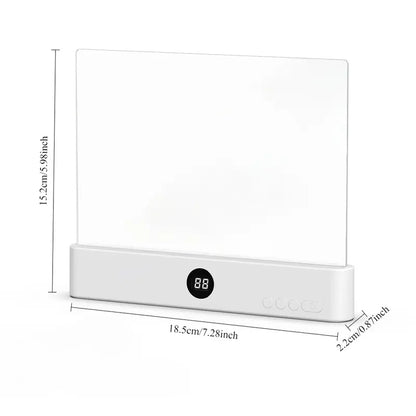 📚 Smart LED Reading Light - Dimmable | Rechargeable | Auto Timer Off | 3-Color Adjustable |