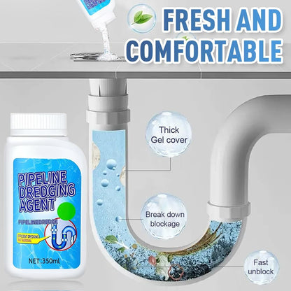 Powerful Powerful Pipe Dredging Agent-✨Fast, Safe & Odor-Free Drain Unclogging Solution