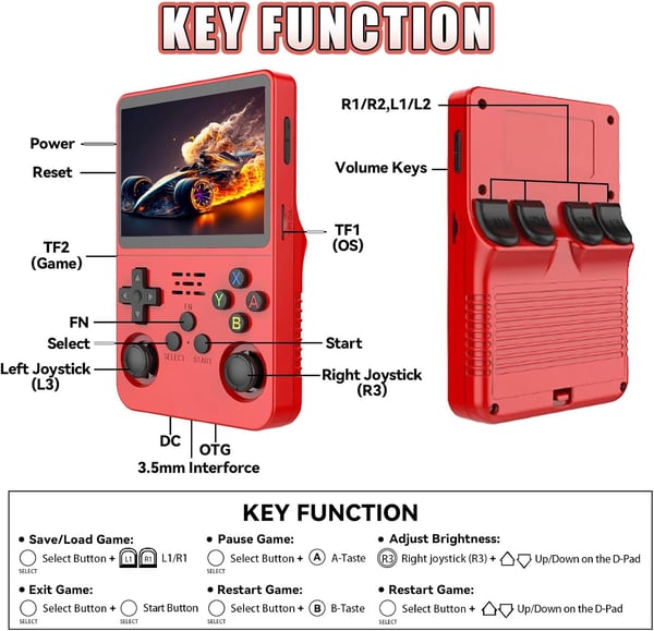 ⏳ Limited time 45% OFF🕹️R36S Retro Video Handheld Game Console