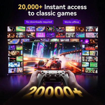 🎮 Mass Games Retro Game Console 20,000+ Games | 19 Emulators | 4K Output | 2 Wireless Controllers | 64GB SD Card