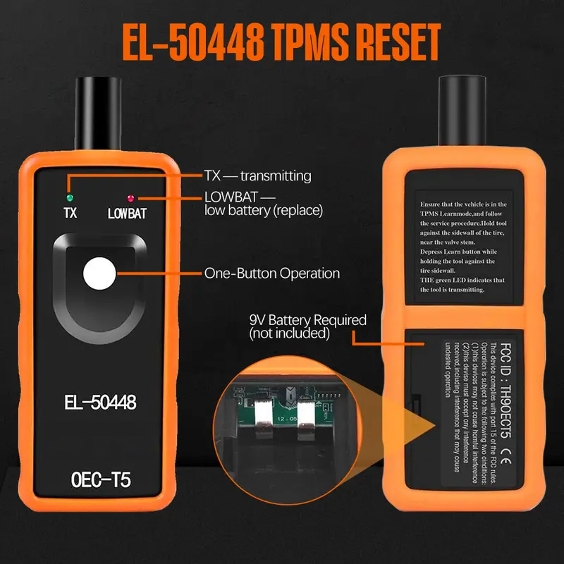 🚗 EL-50448 TPMS Relearn Tool for GM Tire Sensor TPMS Reset Tool Tire Pressure Monitor system Activation Tool