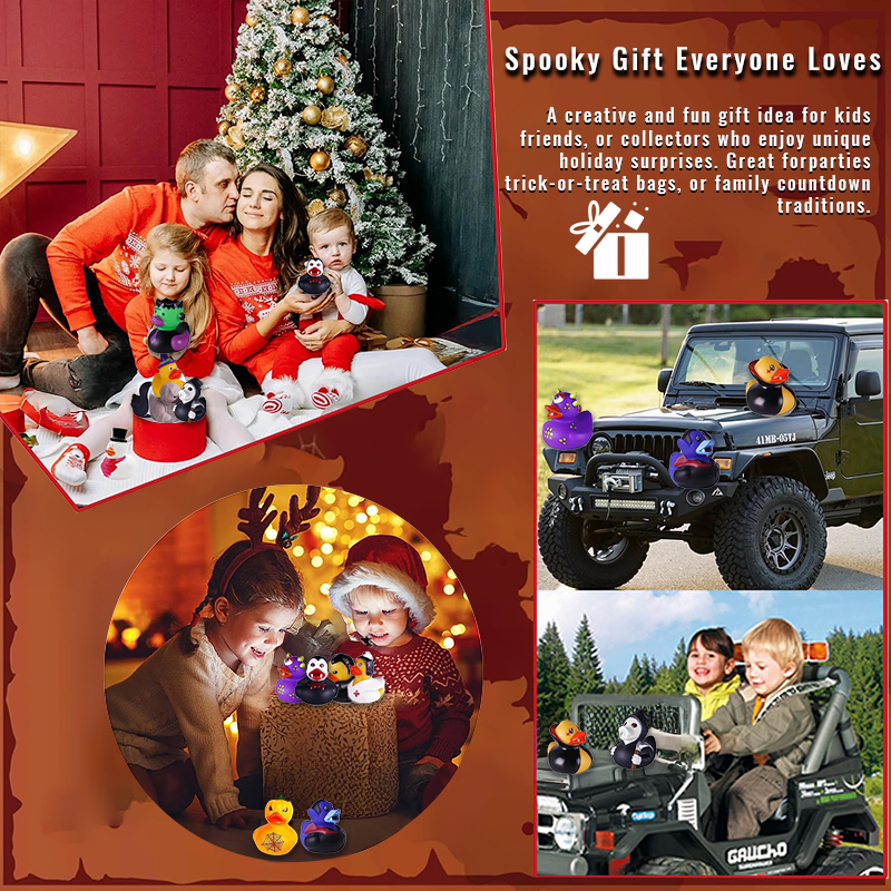 🎃🎄13-Day Rubber Duck Advent Calendar – Halloween & Xmas Surprise