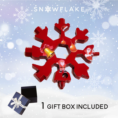 Snowflake - MultiTool 18-in-1 Stainless Steel Portable for Outdoor Adventure❄️