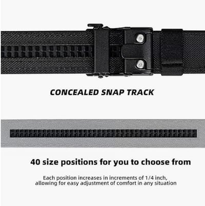 🔥Automatic Buckle Hard Tactical Gun Belt