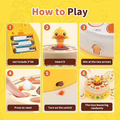 Little Yellow Duck Electric Bouncing Turntable