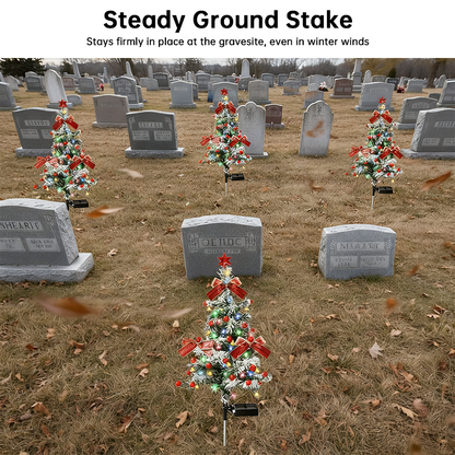 Solar-powered Christmas Cedar Tree Lights