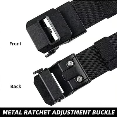 🔥Automatic Buckle Hard Tactical Gun Belt