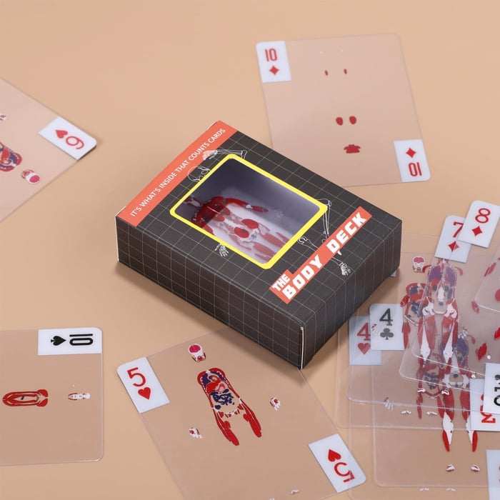 The Body Deck -💖Human Slice Playing Cards