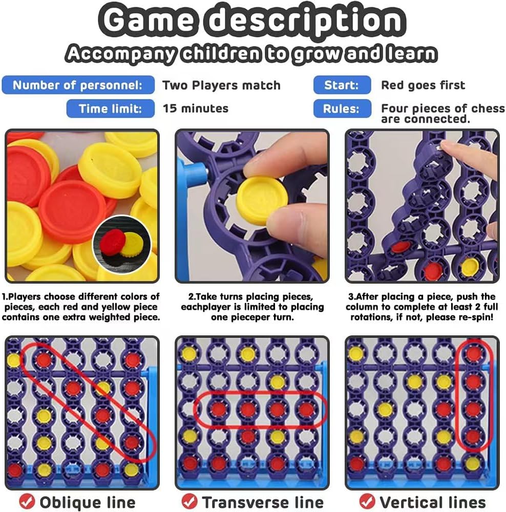 🎯 Connect 4 Spin Board Game Challenge