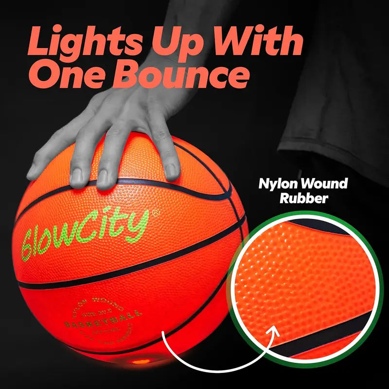 🏀 Glow in the Dark Light Up LED Basketball