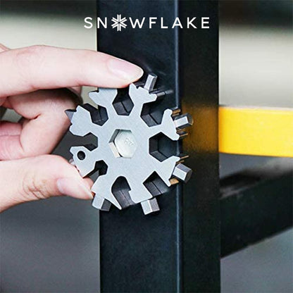 Snowflake - MultiTool 18-in-1 Stainless Steel Portable for Outdoor Adventure❄️