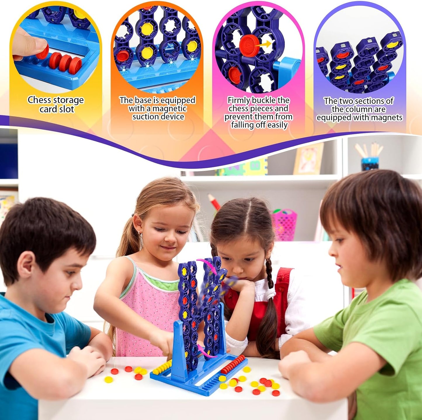 🎯 Connect 4 Spin Board Game Challenge